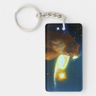 Space Cat keychain