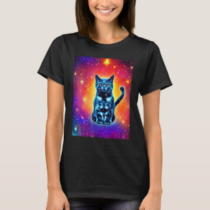 Space Cat Kitty Kitten In Cat Style 1 T-Shirt