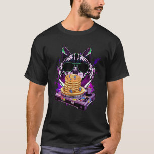 Space Cat Remix DJ pancake Remix for cat galaxy T-Shirt