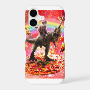 Space Cat Riding Dinosaur Unicorn - Pizza & Taco