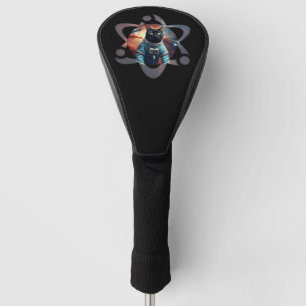 Space Cat Science Golf Head Cover