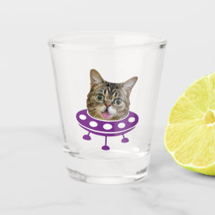 Space Cat Shot Glass