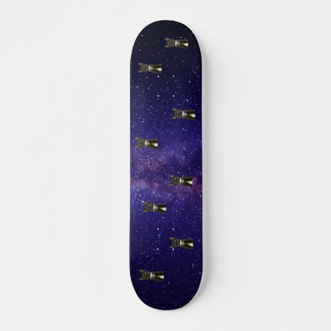 Space Cat Skateboard Deck (Front)