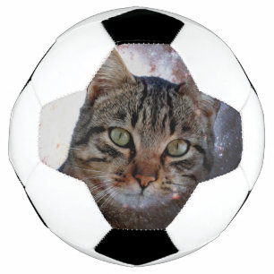 Space Cat Soccer Ball