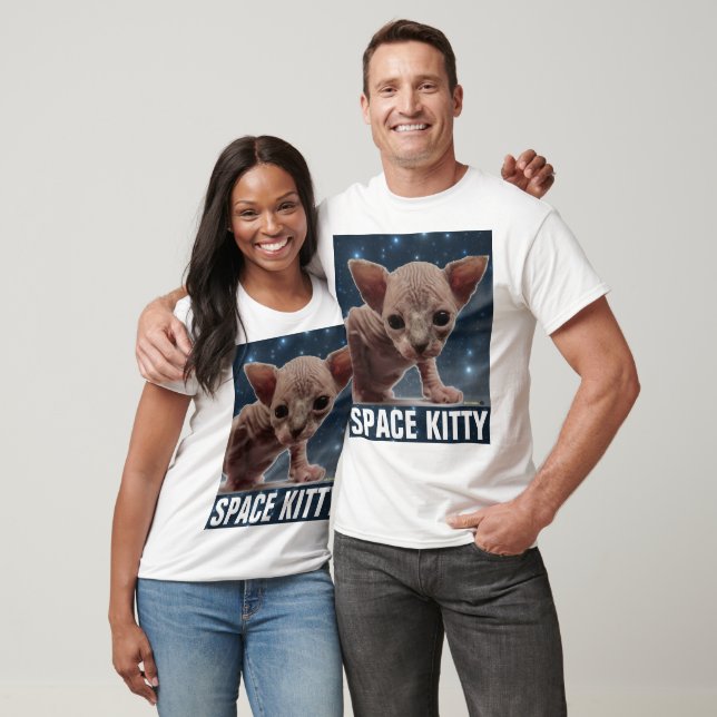 SPACE CAT,  SPHINX KITTEN, Funny T-Shirts (Unisex)