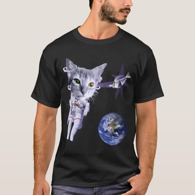 Space cat. T-Shirt (Front)