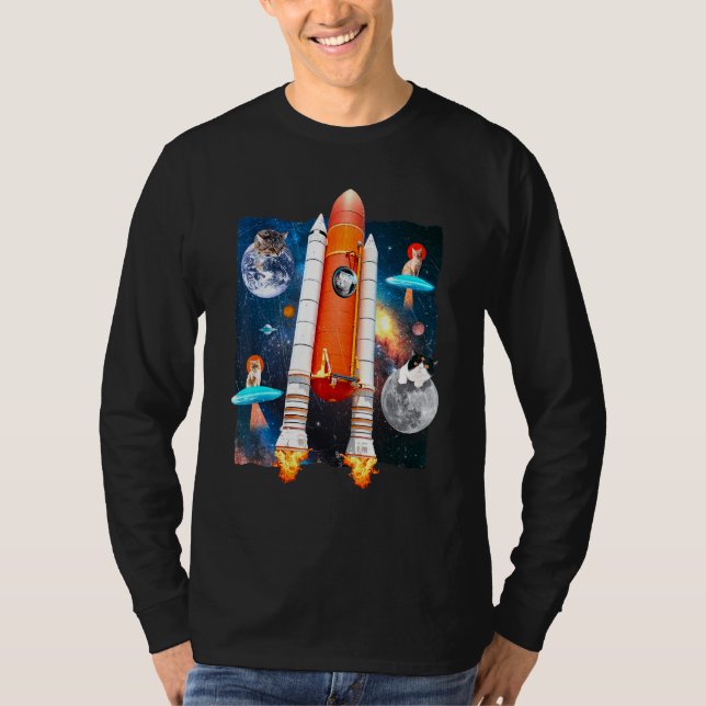 Space Cat T-Shirt (Front)