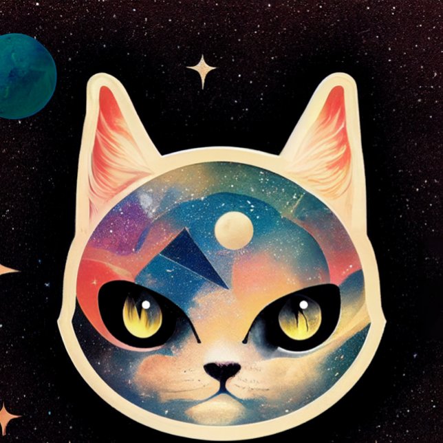 Space Cat T-shirt design. (Creator Uploaded)