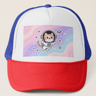 Space Cat Trucker Hat