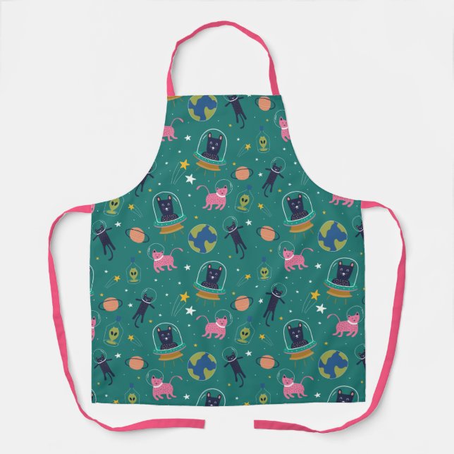 Space Cats Apron (Front)