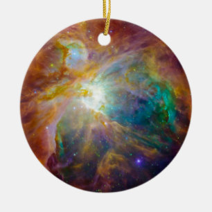 Space - Chaos in Orion Ceramic Ornament