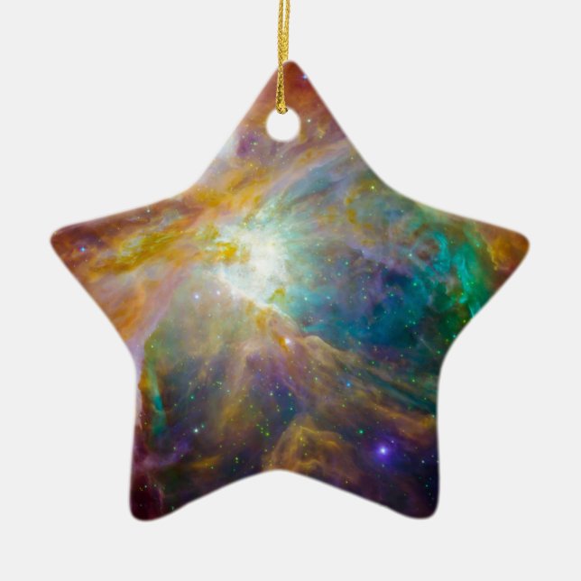Space - Chaos in Orion Ceramic Tree Decoration (Front)