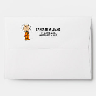 SPACE   Charlie Brown Astronaut Envelope