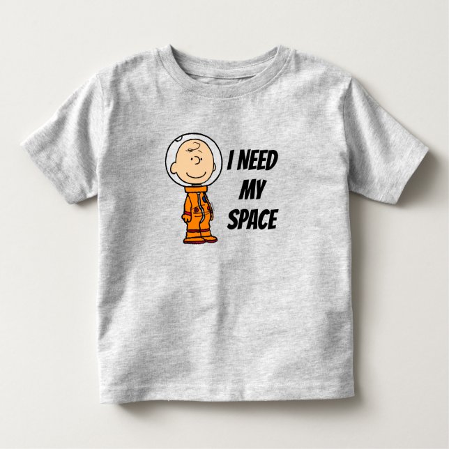 SPACE | Charlie Brown Astronaut Toddler T-Shirt (Front)