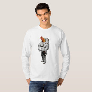 Space Chicken Long Sleeve T-Shirt