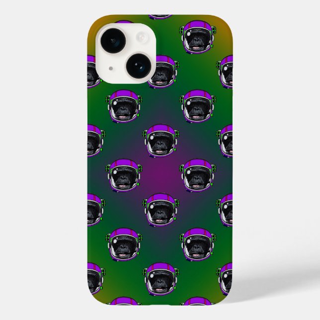 Space Chimp Case-Mate iPhone Case (Back)