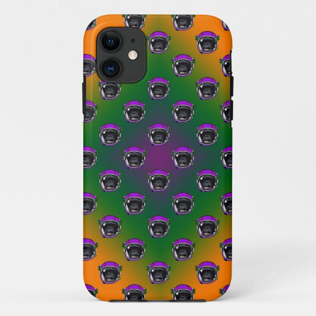 Space Chimp Case-Mate iPhone Case (Back)
