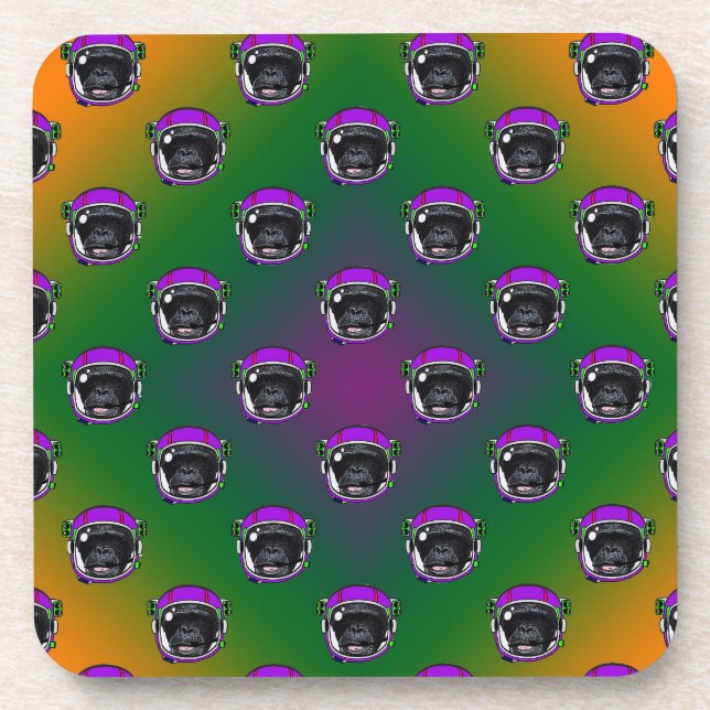 Space Chimp Coaster (Front)