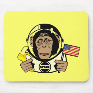 Space Chimp Mousepad