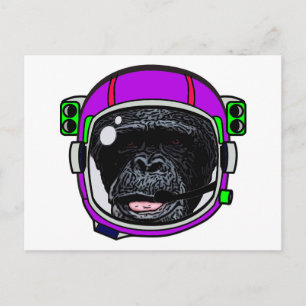 Space Chimp Postcard