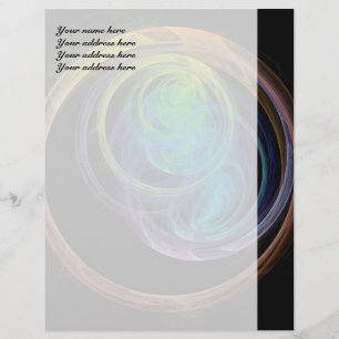 Space Circles Custom Letterhead