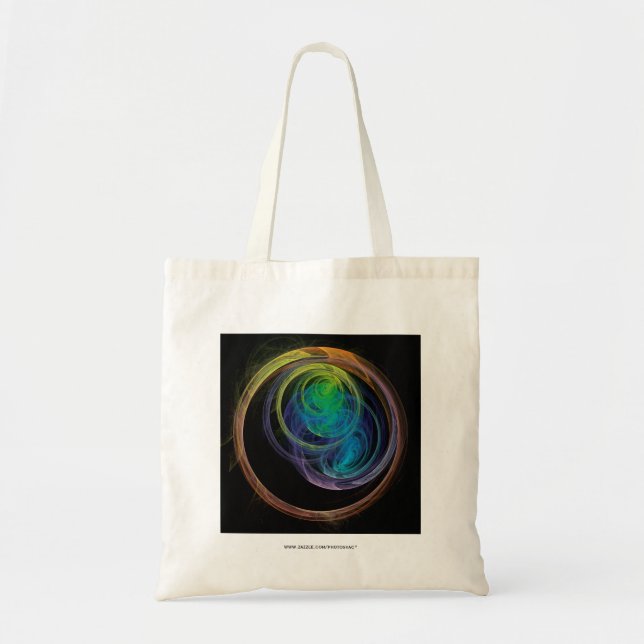 Space Circles Tote Bag (Front)