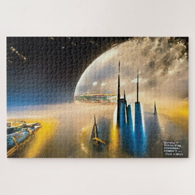 Space City Jigsaw Puzzle (Horizontal)