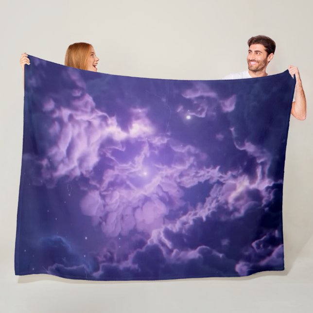 SPACE CLOUDS FLEECE BLANKET (In Situ)