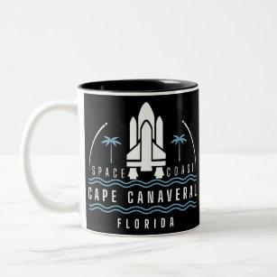 Space Coast Cape Canaveral Two-Tone Coffee Mug