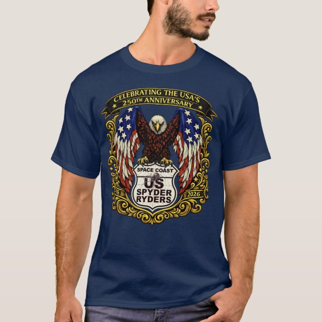 Space Coast Chapter - Eagle USA250 1s T-Shirt (Front)