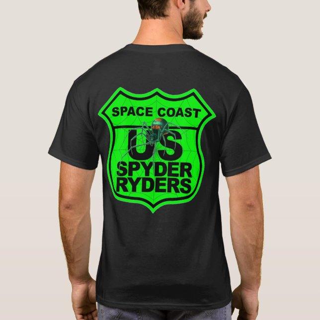 Space Coast Chapter - Logo 2-Sided Green T-Shirt (Back)