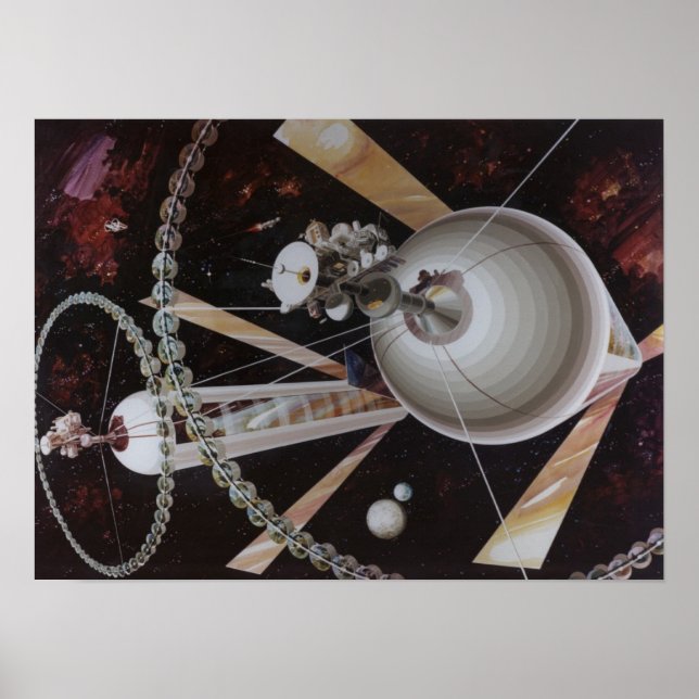 Space Colony Poster (Front)