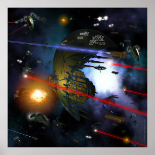 Space Combat Poster
