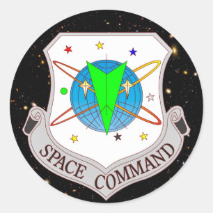Space Command 2.0 Classic Round Sticker