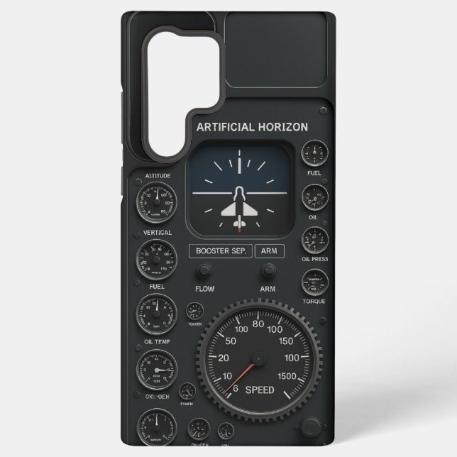 Space Commander Samsung Galaxy S22 Ultra Case (Back)