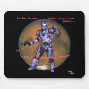 Space Commando Mousepad