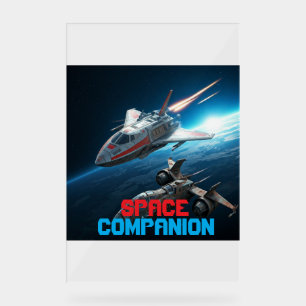 Space Companion Acrylic Sign