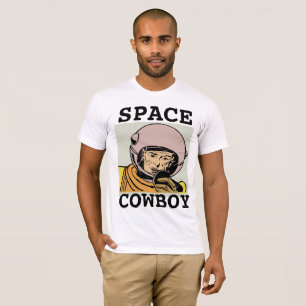 SPACE COWBOY MEN'S FUNNY 1970'S T-SHIRTS