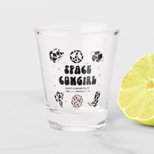 Space Cowgirl Bachelorette Shot Glass