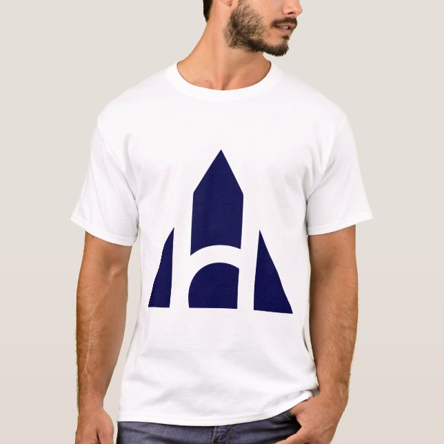 Space Cruft funny summer Navy Blue T-Shirt (Front)