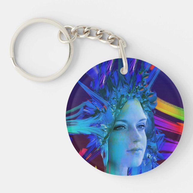 Space Crystal Key Ring (Front)