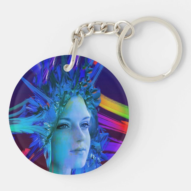 Space Crystal Key Ring (Back)