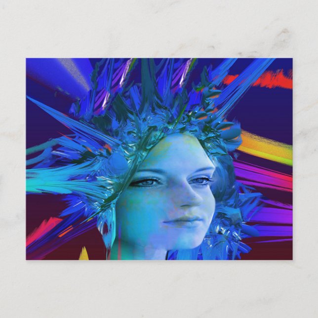 Space Crystal Postcard (Front)