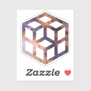 Space Cube Grid Astro Geometry