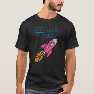 Space Cute Amateur Astronauts Rocket Spaceship T-Shirt