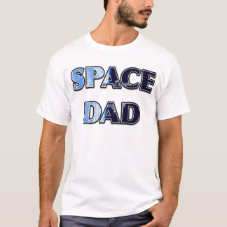 "SPACE DAD' Satellite Design T-Shirt