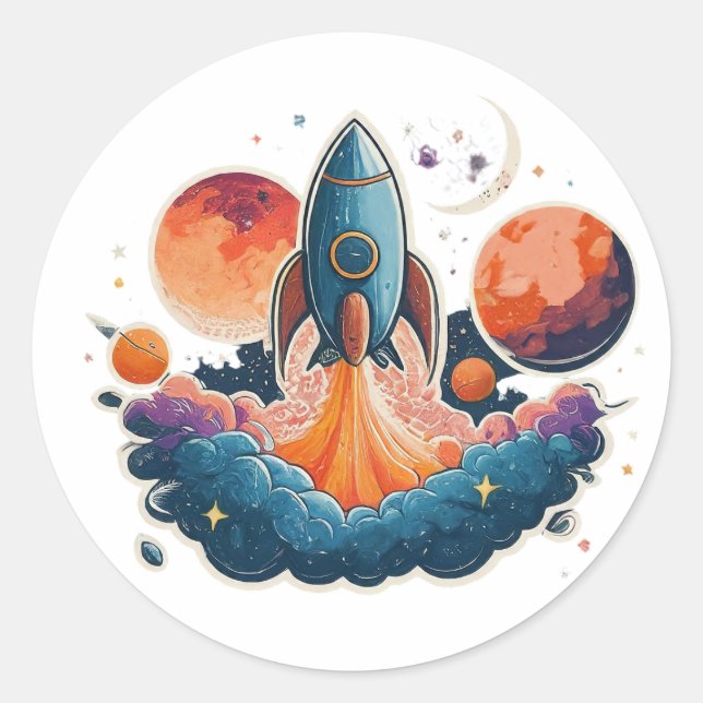 Space Design sticker (Front)