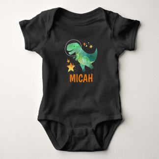 Space Dinosaur Baby Bodysuit