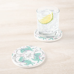 Space Dinosaurs, Cute Dinosaurs, Space Ship, Stars Coaster