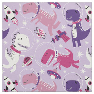 Space Dinosaurs, Cute Dinosaurs, Stars, Space Ship Fabric